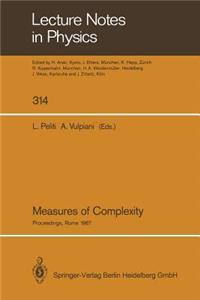 Measures of Complexity