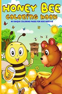 Honey Bee Coloring Book