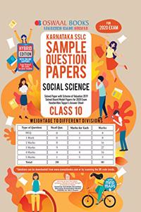 Oswaal Karnataka SSLC Sample Question Papers Class 10 Social Science Book Chapterwise & Topicwise (For March 2020 Exam)