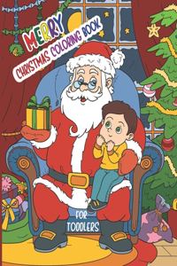 Merry Christmas Coloring Book For Toddlers