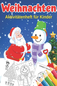 Aktivitätenheft für Kinder - Weihnachten