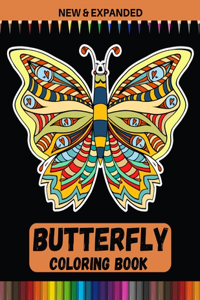 Butterfly Coloring Book (New & Expanded)