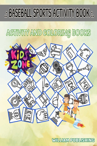 Baseball Sports Activity Book