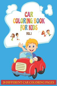 Car Coloring Book For Kids