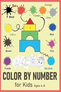 Color by Numbers for Kids Ages 4-8
