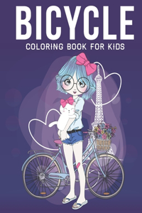 Bicycle Coloring Book For kids