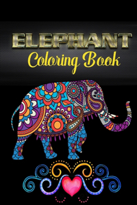 Elephant coloring book