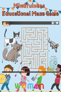 Mindfulness Educational Maze Game Women