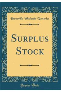 Surplus Stock (Classic Reprint)