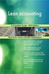 Lean accounting A Complete Guide - 2019 Edition