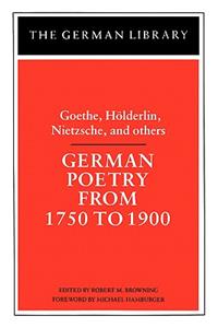 German Poetry from 1750 to 1900