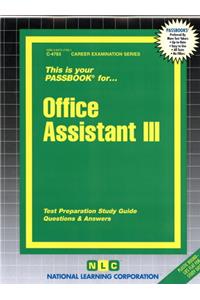 Office Assistant III