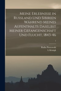 Meine Erlebnisse in Russland Und Sibirien Während Meines Aufenthalts Daselbst Meiner Gefangenschaft Und Flucht, 1843-46; 1