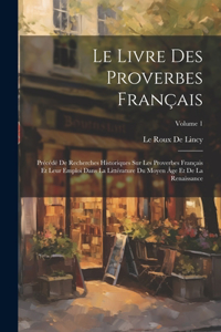 Livre Des Proverbes Français