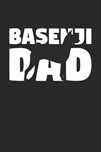 Basenji Notebook 'Basenji Dad' - Gift for Dog Lovers - Basenji Journal