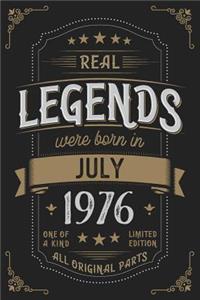 Real Legends were born in July 1976
