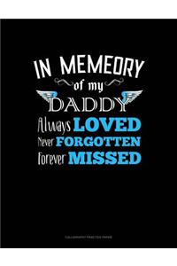 In Memory Of My Daddy Always Loved Never Forgotten Forever Missed