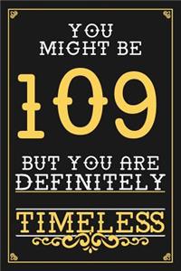 109th Birthday Journal