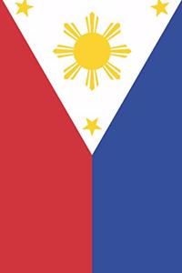 Philippines Flag Notebook - Filipino Flag Book - Philippines Travel Journal