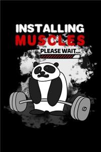 Installing Muscles Please Wait