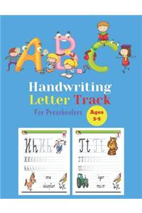 Handwriting Letter Track For Preschoolers