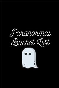 Paranormal Bucket List
