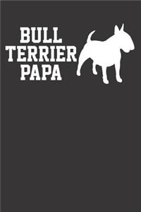 Bull Terrier Dog Dad Notebook Journal