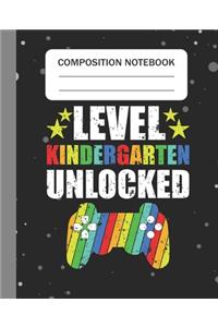 Level Kindergarten Unlocked - Composition Notebook