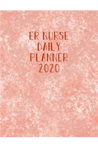 ER Nurse Daily Planner 2020