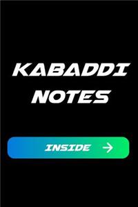 Kabaddi Notes Inside