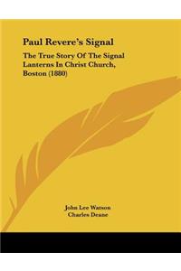 Paul Revere's Signal