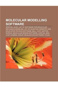 Molecular Modelling Software: Spartan, Avizo, List of Software for Molecular Mechanics Modeling