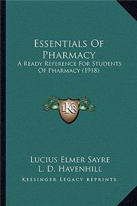 Essentials of Pharmacy