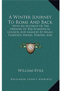 A Winter Journey to Rome and Back