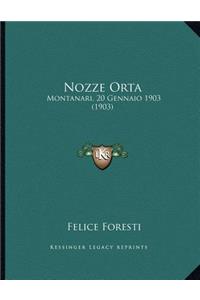 Nozze Orta