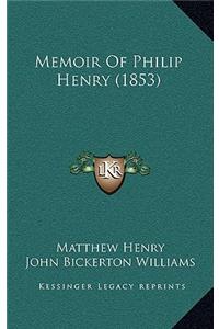 Memoir Of Philip Henry (1853)
