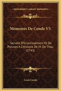 Memoires De Conde V5