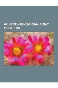 Austro-Hungarian Army Officers