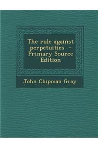 The Rule Against Perpetuities