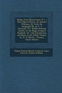 Ballads from Manuscripts
