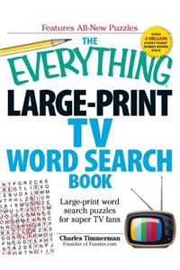Everything Large-Print TV Word Search Book