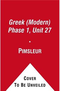 Pimsleur Greek (Modern) Level 1 Lesson 27 MP3