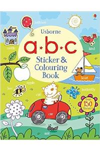 ABC Sticker and Colouring book