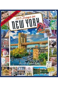 365 Days in New York Picture-A-Day Wall Calendar 2019