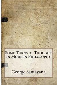 Some Turns of Thought in Modern Philosophy