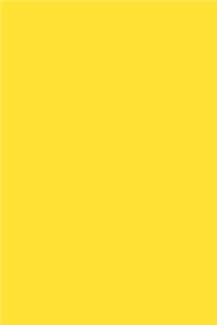 Journal Banana Peel Color Simple Plain Yellow