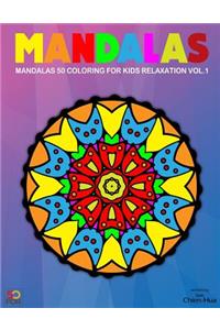 Mandalas 50 Coloring Pages For Older Kids Relaxation Vol.1