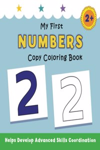 My First Numbers Copy Coloring Book