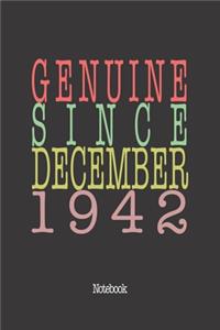 Genuine Since December 1942