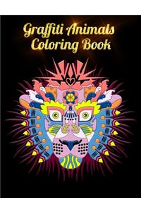 Graffiti Animals Coloring Book